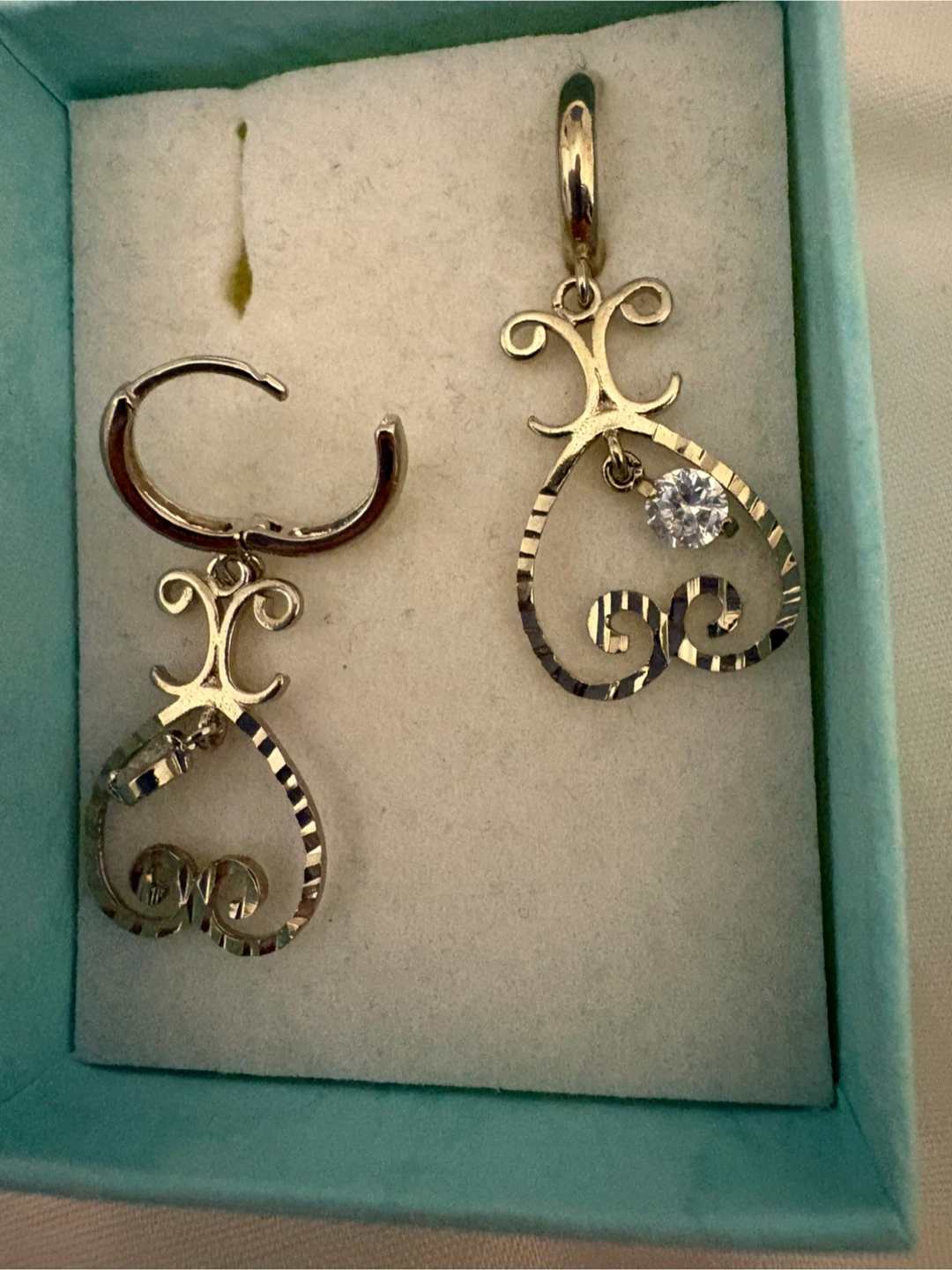🏈  Heart Drop Earrings - photo 2