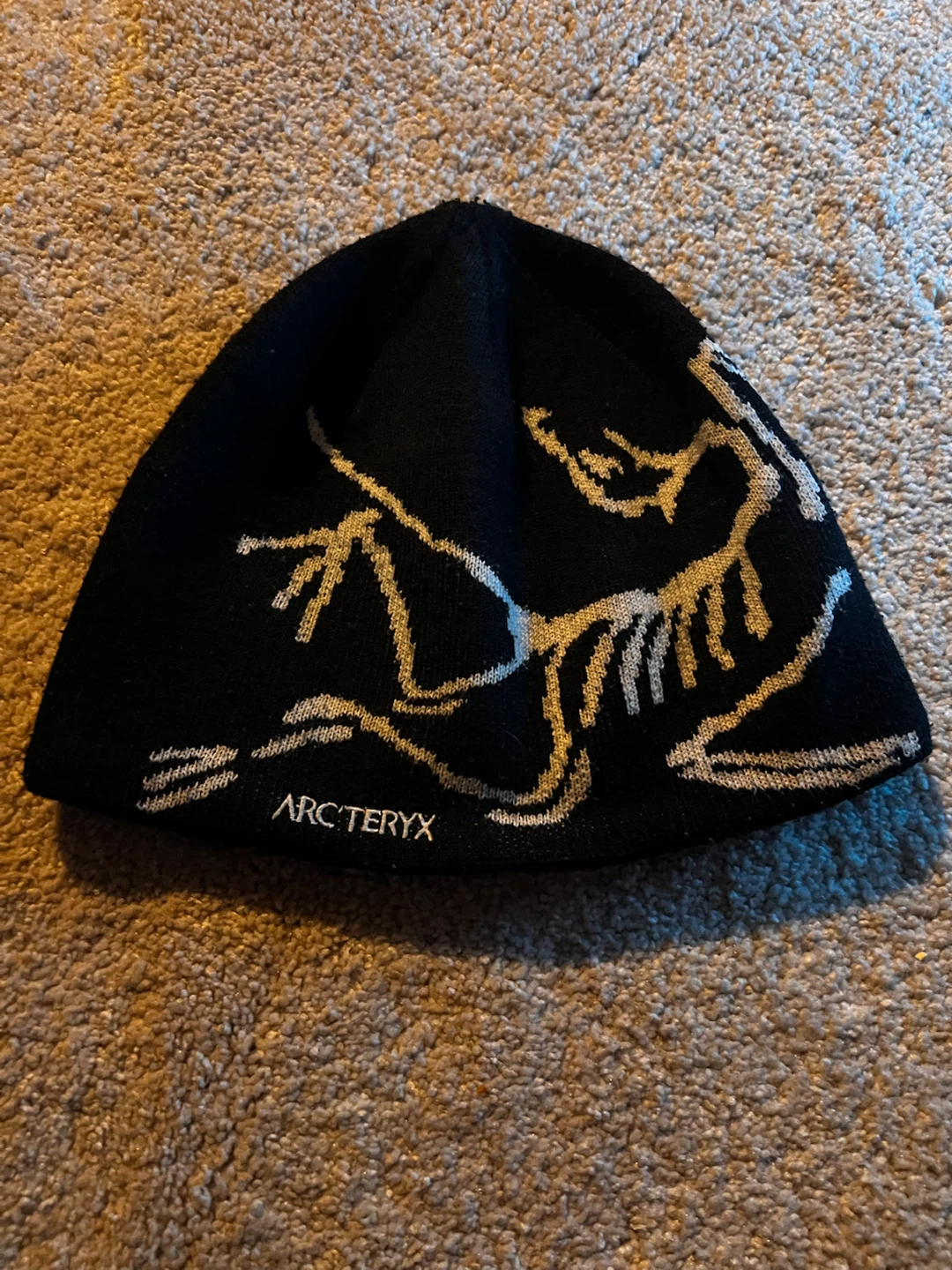 Arc'teryx Skeleton Logo Toque Black
