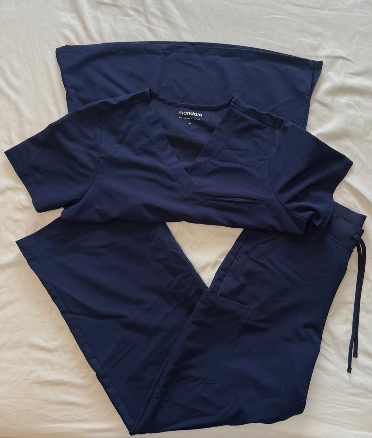 Mandala Navy Scrub Set - Size M