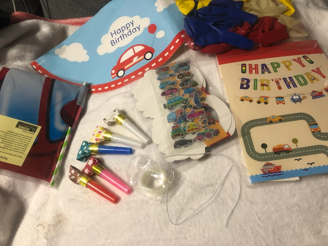 New-Transportation-themed Birthday Party Decoration Set