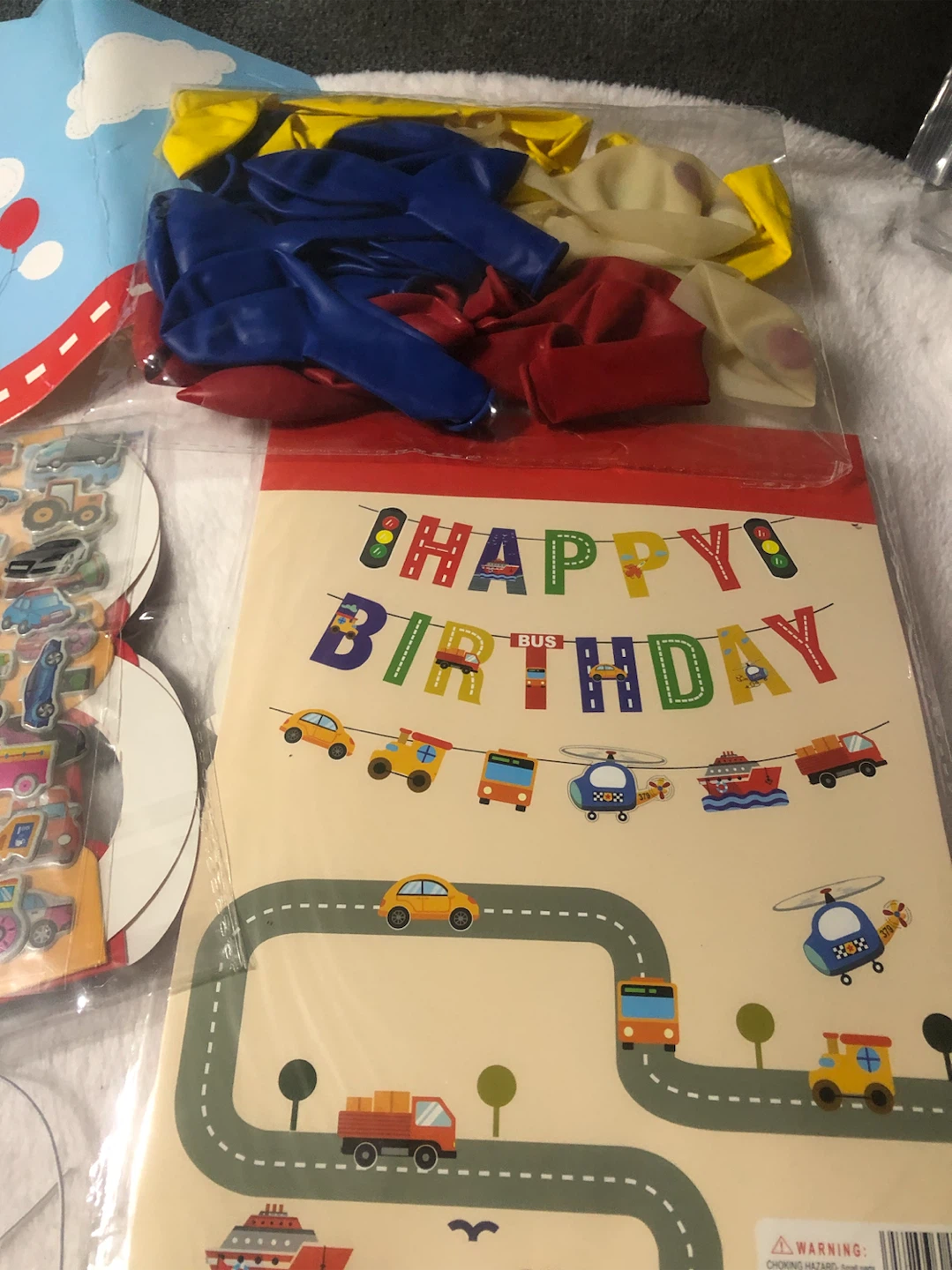 New-Transportation-themed Birthday Party Decoration Set - photo 5