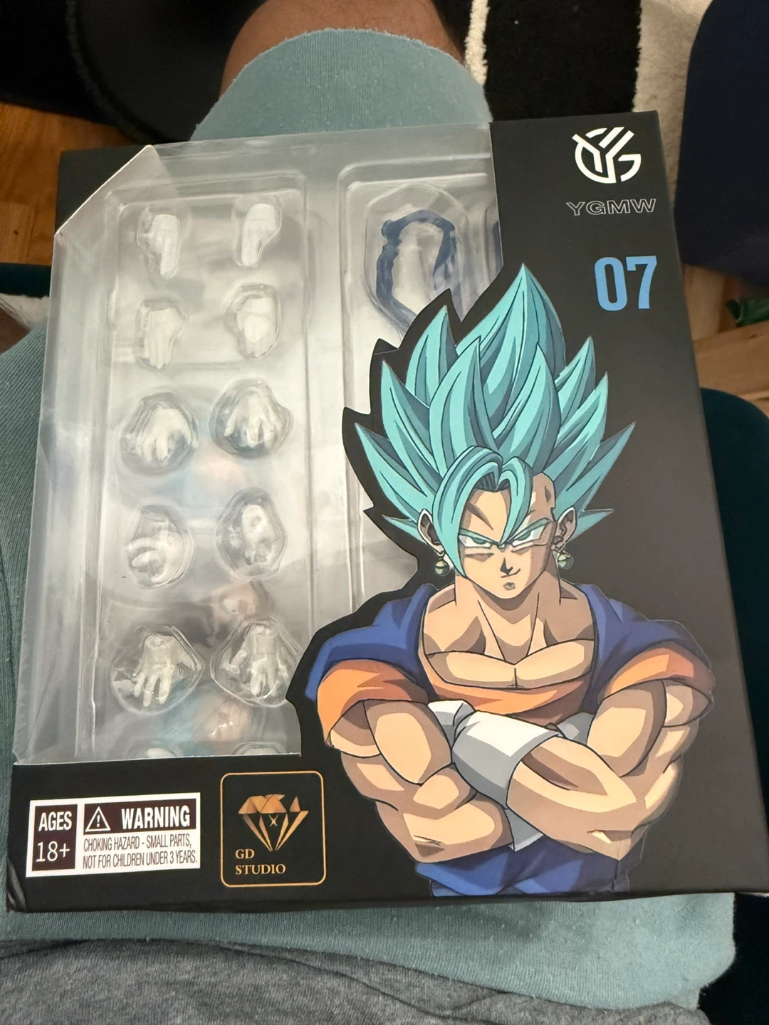🏈 GD Studio Vegito Blue Figure Accessory Set