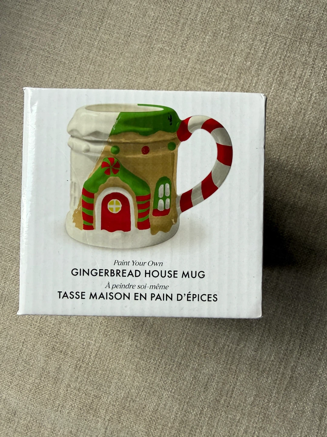 NIB - Paint Your Own Gingerbread House Mug