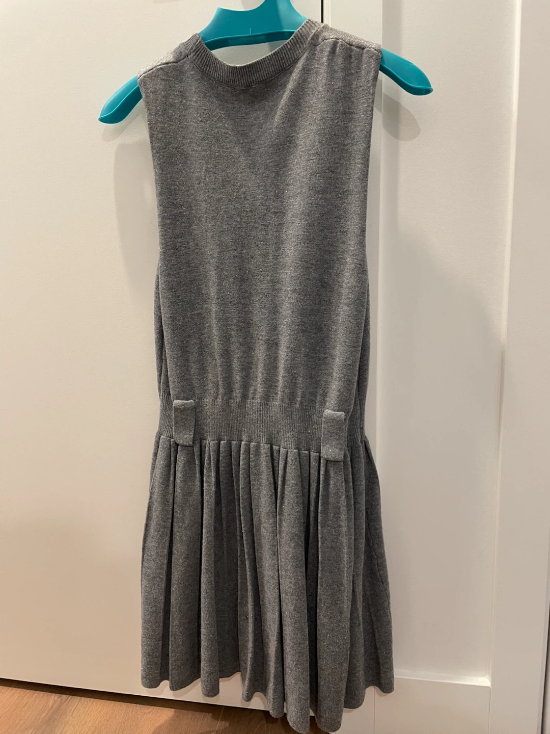 Grey Knit Dress and Cardigan Set - photo 2