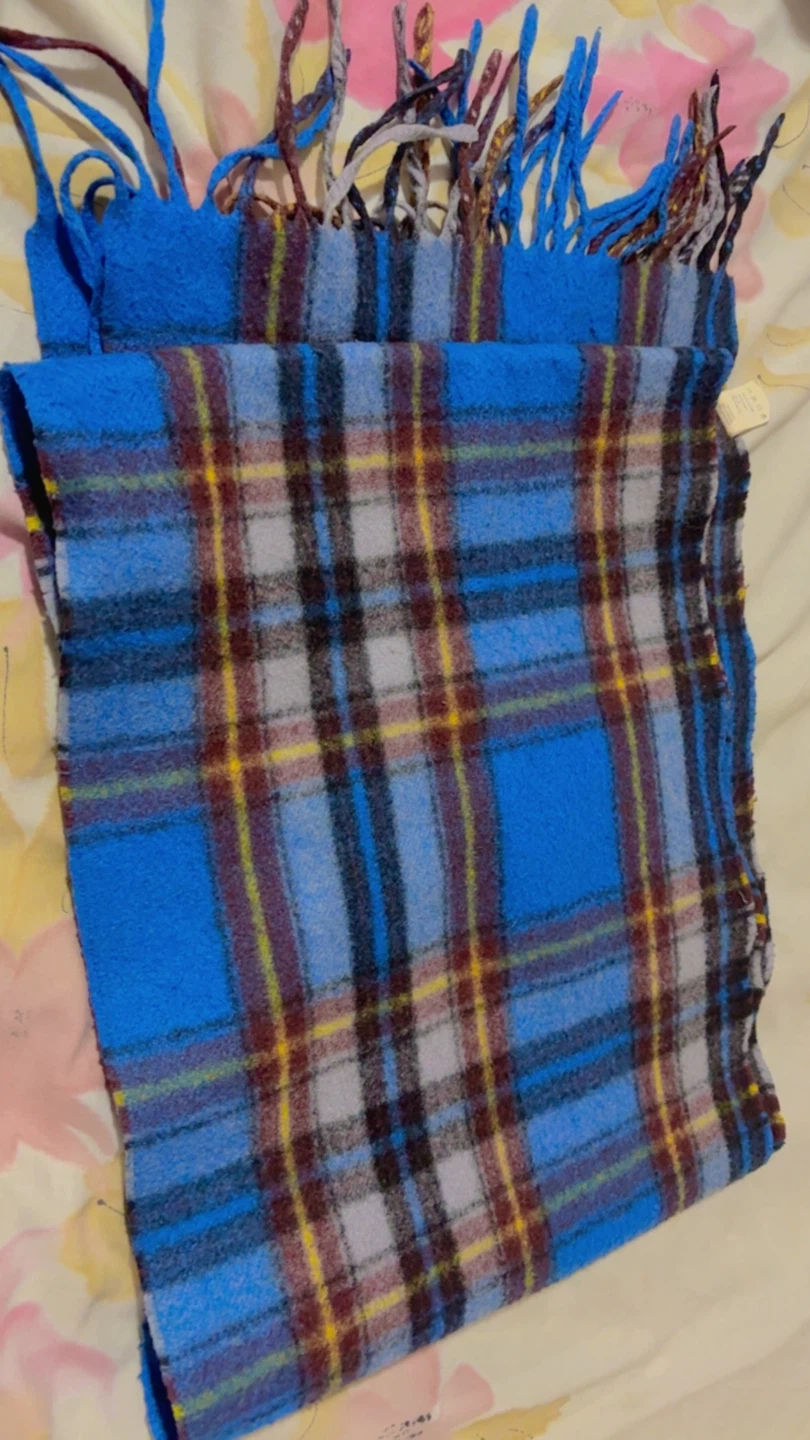 Caldo Velluto Blue Plaid 🧣 scarf 🏈 - photo 2