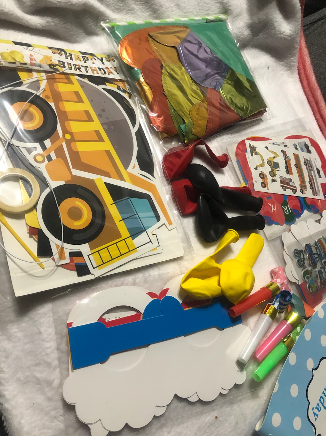 New-Construction Themed Birthday Party Supplies