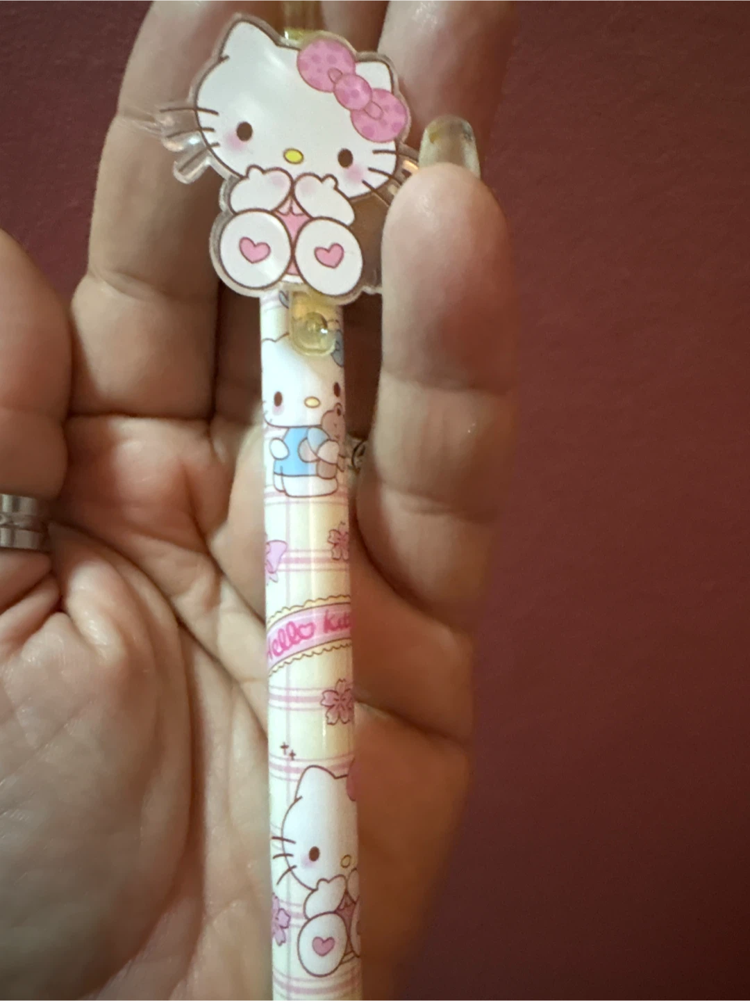 🏈 Hello Kitty Retractable Gel Pen - photo 4