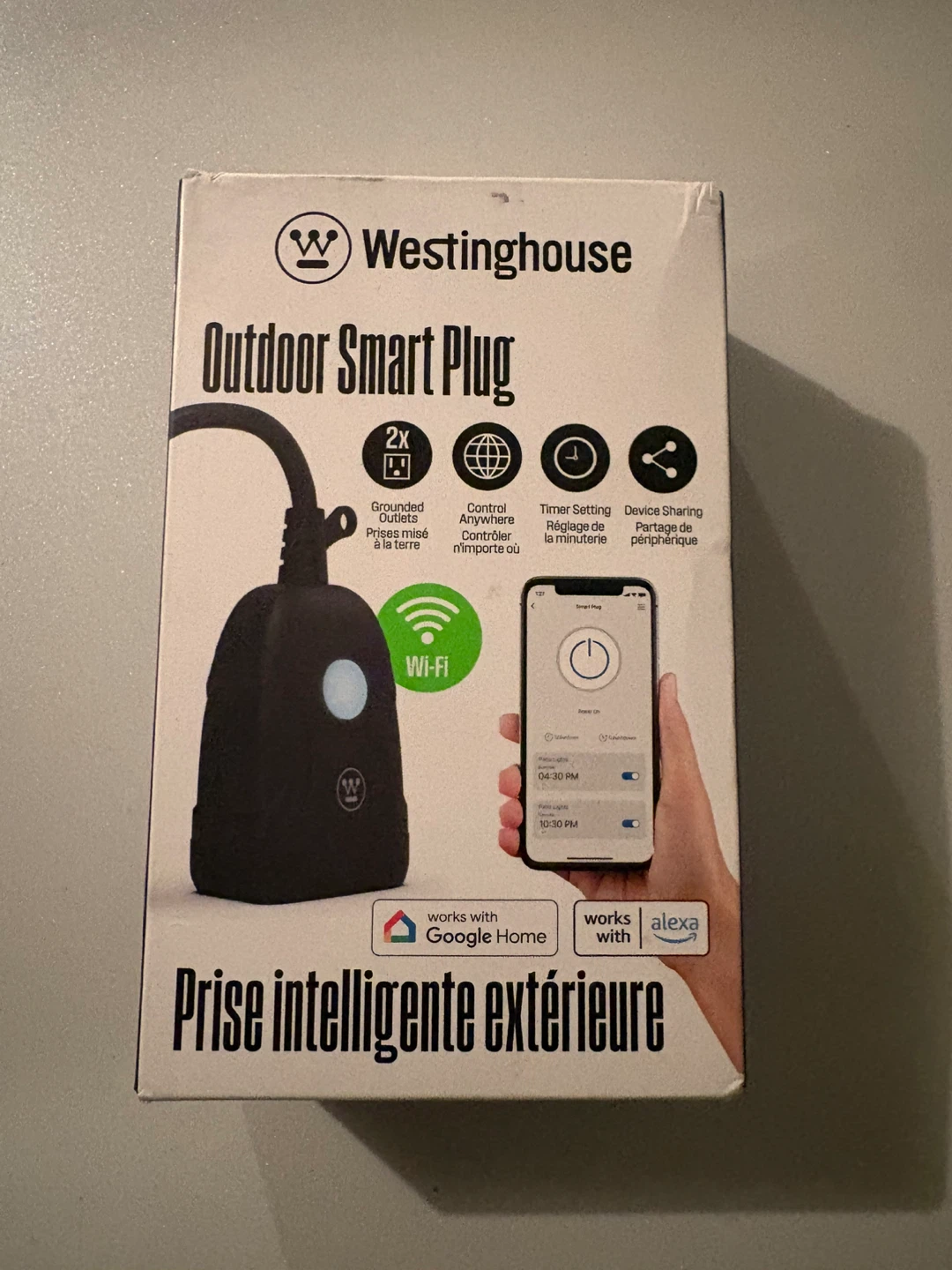Westinghouse 94031 WiFi Dual Outdoor Smart Plug 2 Outlet