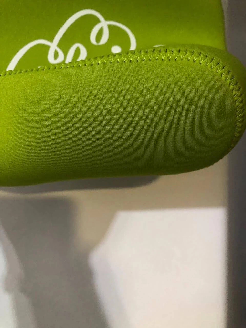 Green Neoprene Wine Bottle Sleeve 🏈 - photo 2