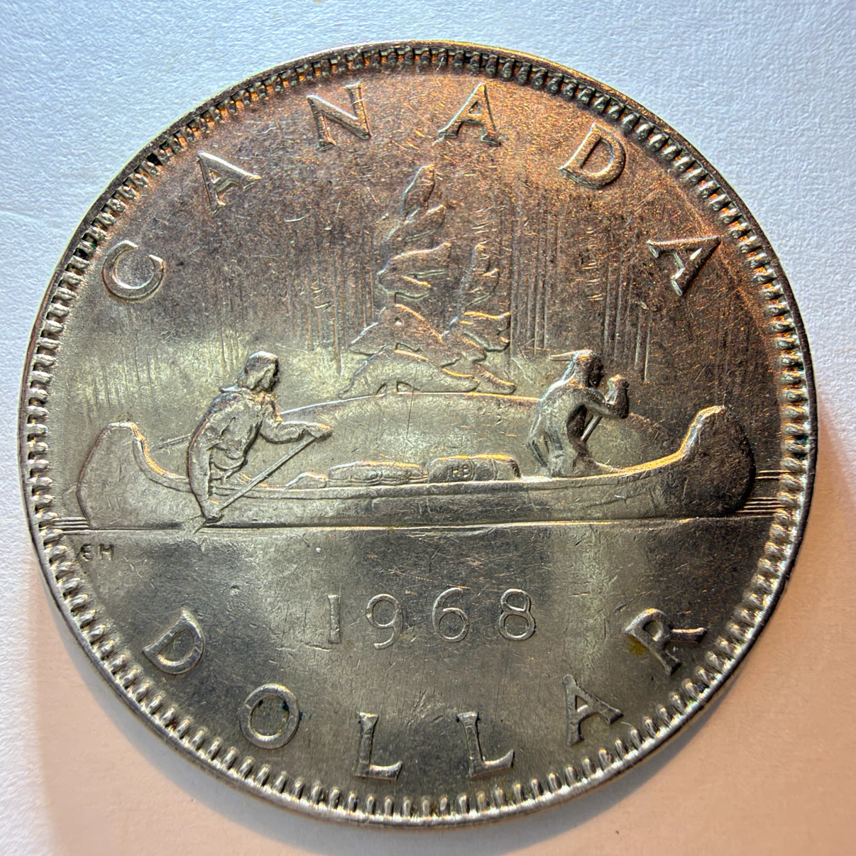 1968 Canadian Voyageur Nickel Dollar