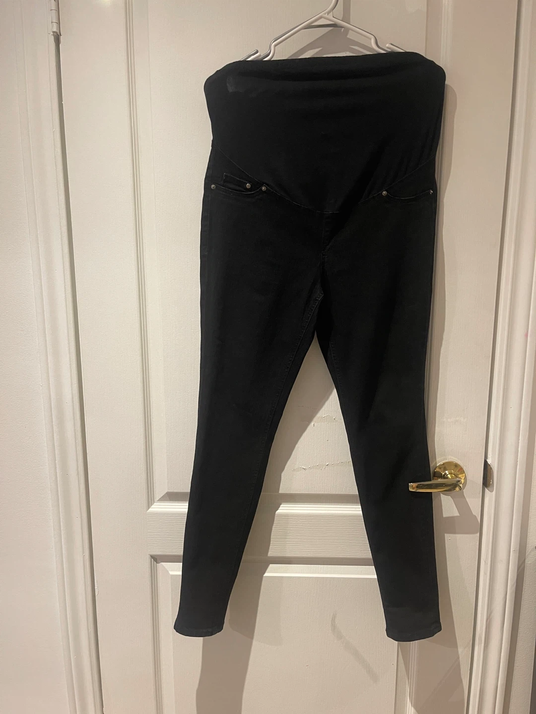 Black maternity jeans - photo 2