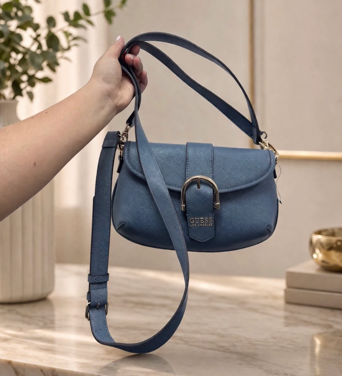 GUESS Los Angeles Blue Crossbody Bag - photo 5
