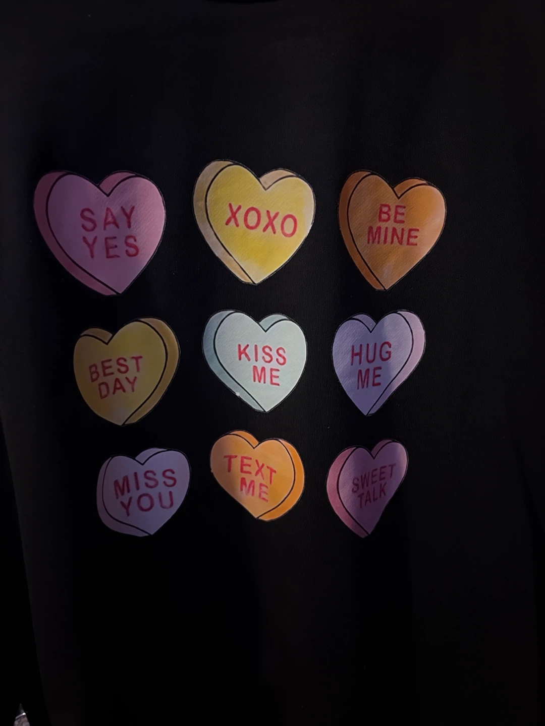 Black Heart Candy Sweatshirt