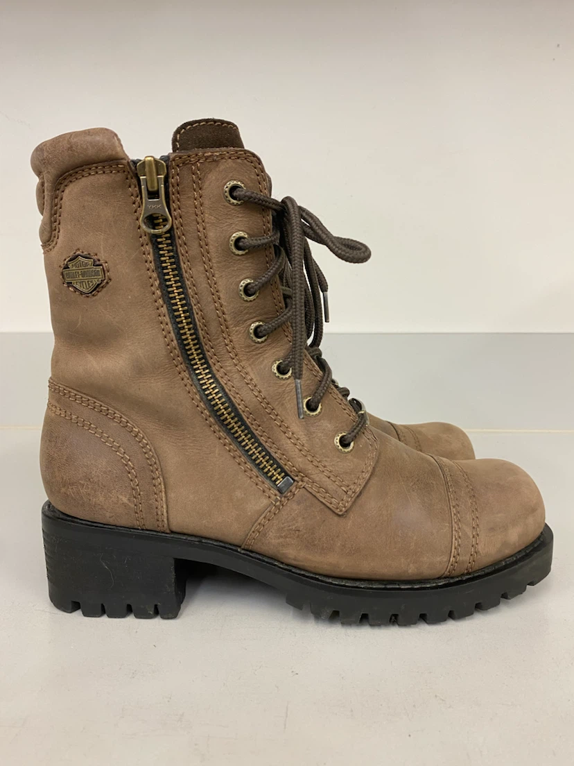 Harley-Davidson Brown Leather Boots - W6
