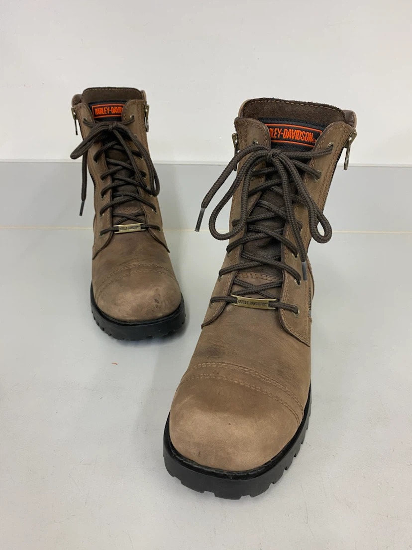 Harley-Davidson Brown Leather Boots - W6 - photo 3