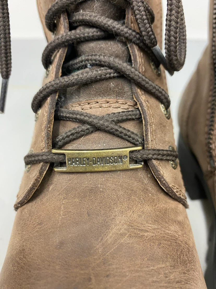 Harley-Davidson Brown Leather Boots - W6 - photo 4