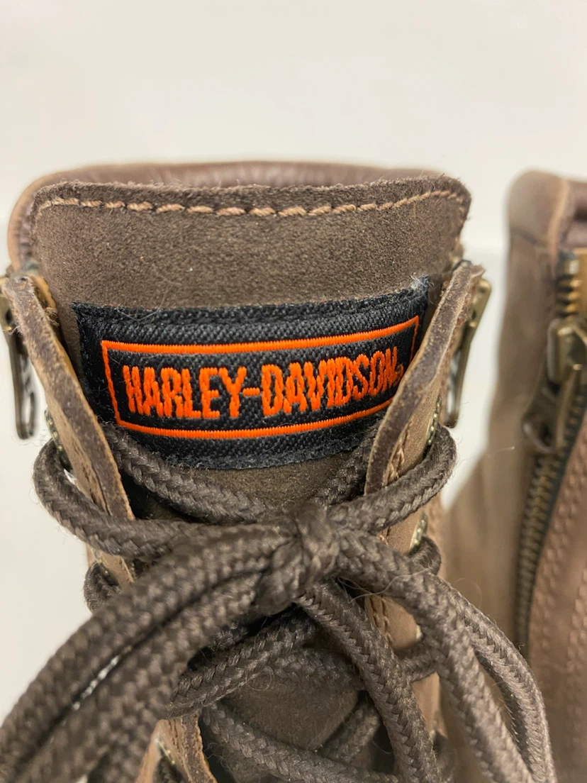 Harley-Davidson Brown Leather Boots - W6 - photo 5