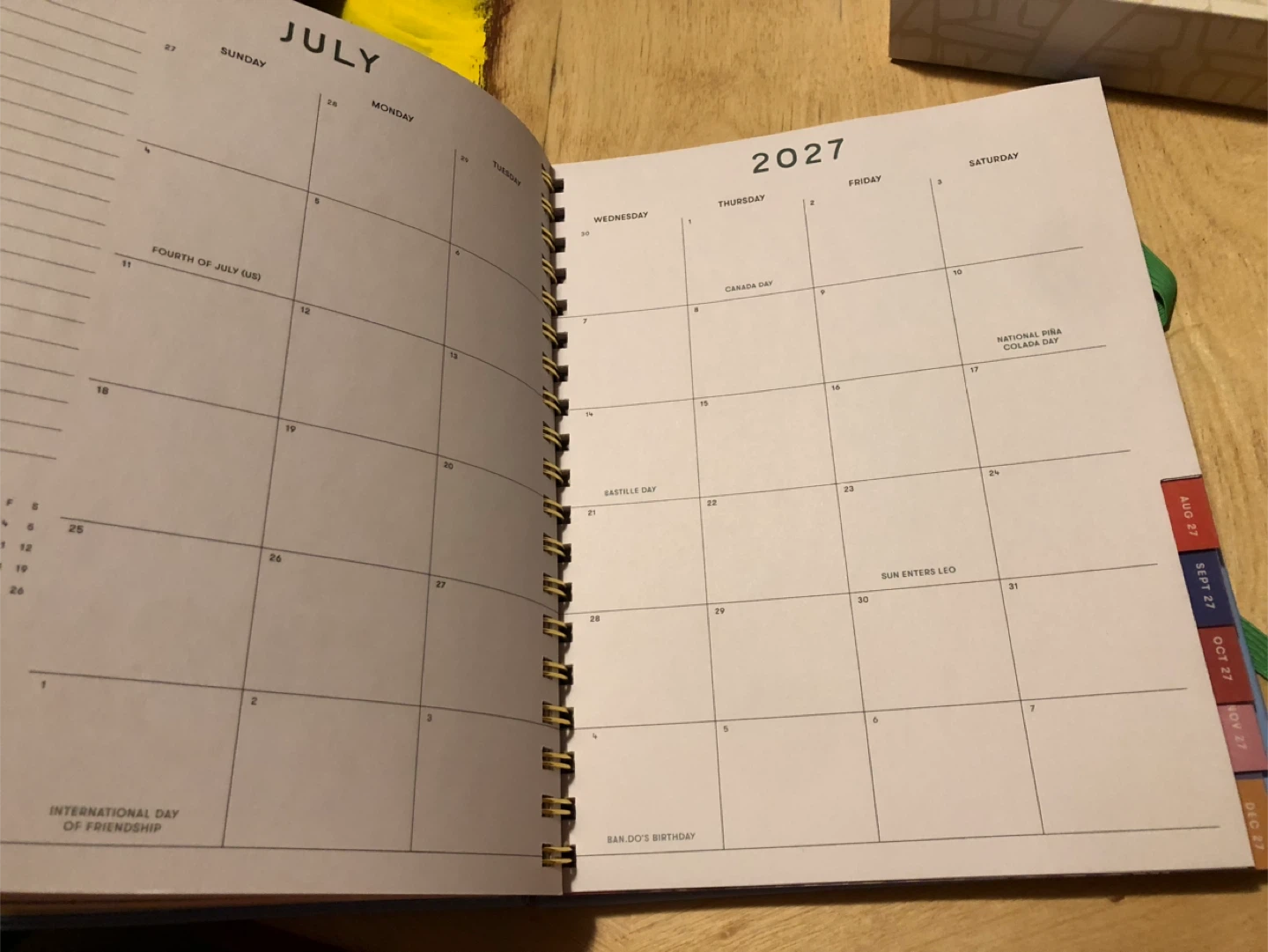 NEW Indigo 17-Month Planner 2026-2027 🏈 - photo 4