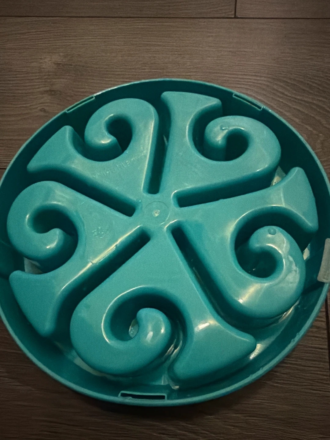 Teal Slow Feeder Dog Bowl 🏈 - photo 2