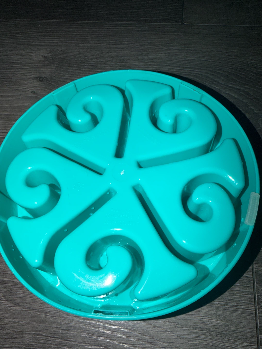 Teal Slow Feeder Dog Bowl 🏈 - photo 3