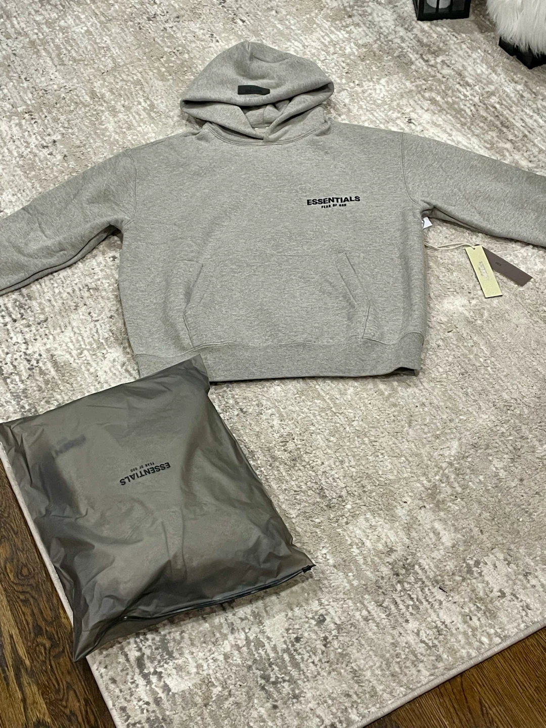Essentials Fear of God Gray Hoodie
