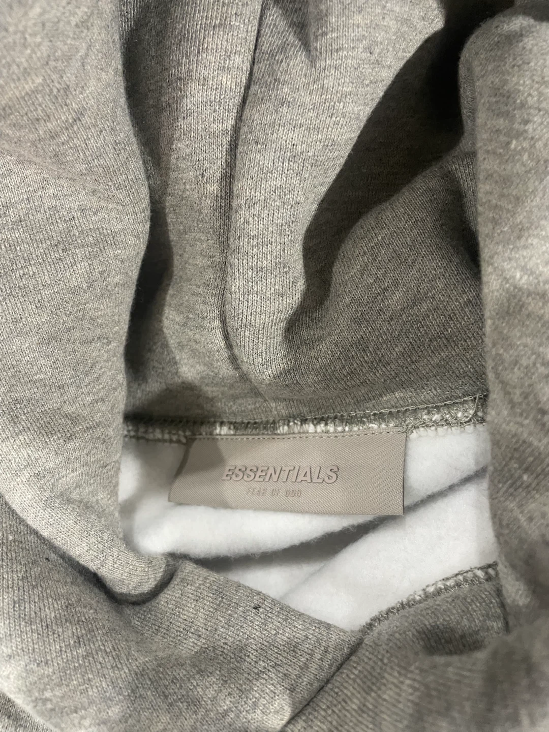 Essentials Fear of God Gray Hoodie - photo 3