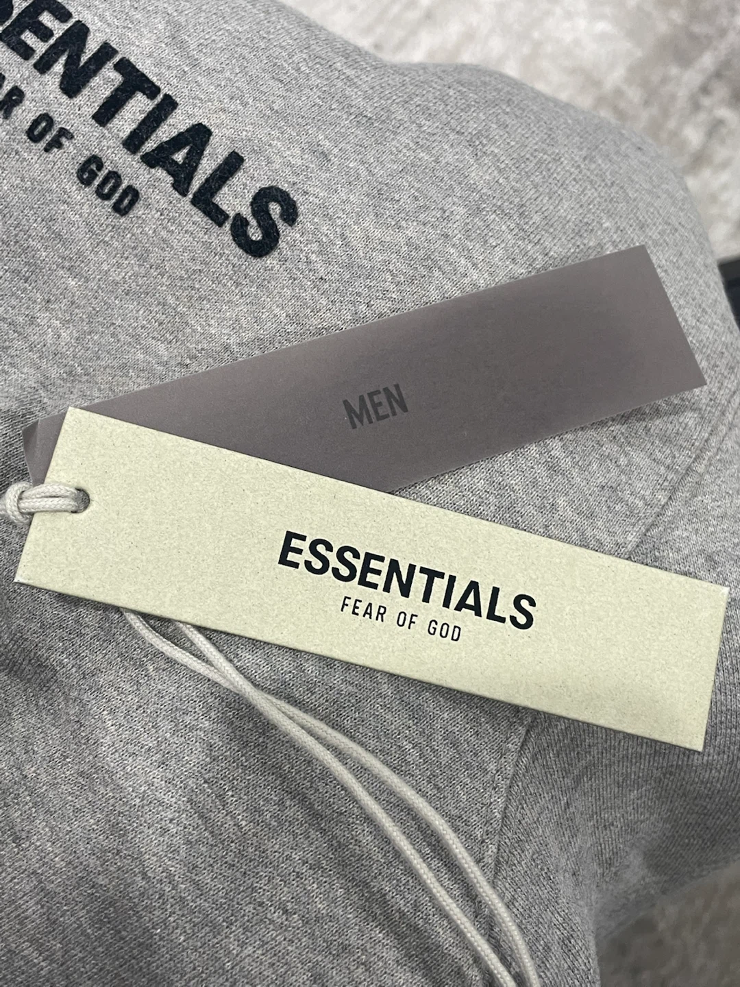 Essentials Fear of God Gray Hoodie - photo 5