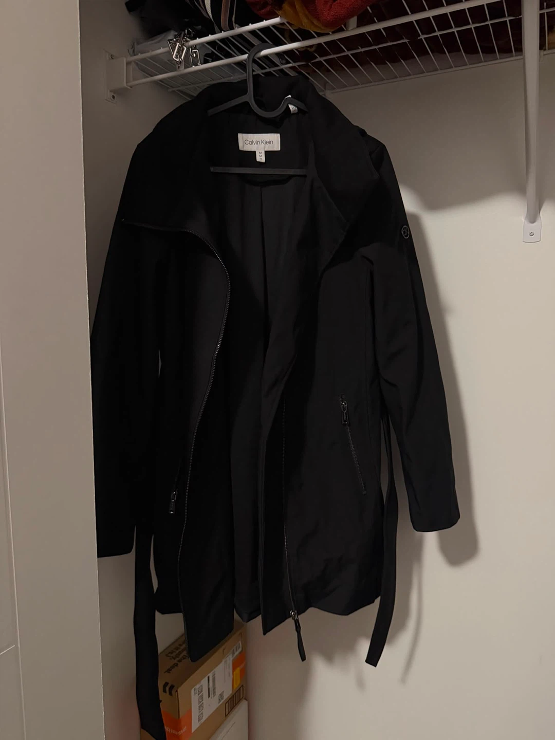 Calvin Klein Black Hooded Jacket