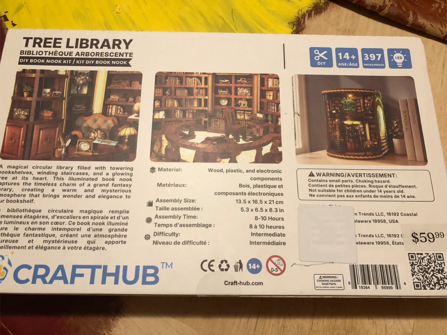 Crafthub Tree Library DIY Book Nook Kit 🏈 - photo 2