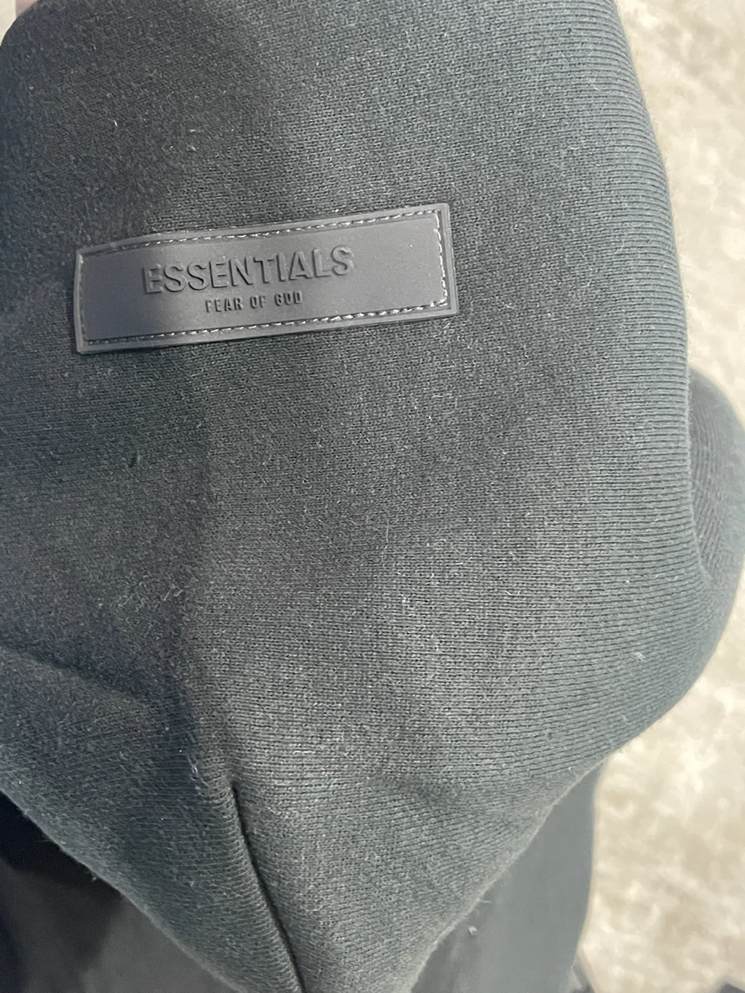 ESSENTIALS Fear of God Hoodie - Black - photo 4