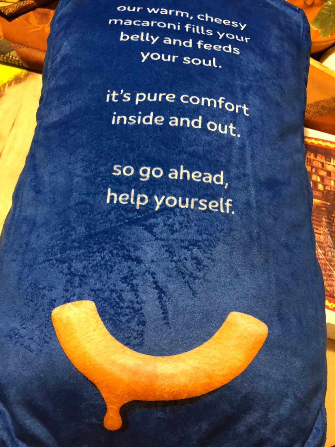 Kraft Dinner Macaroni Plush Pillow 🏈 - photo 2