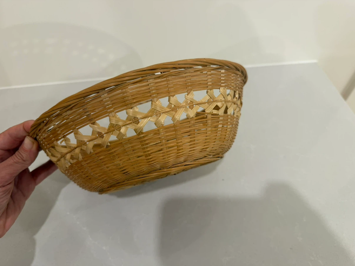 🏈Woven Wicker Serving Basket - photo 3
