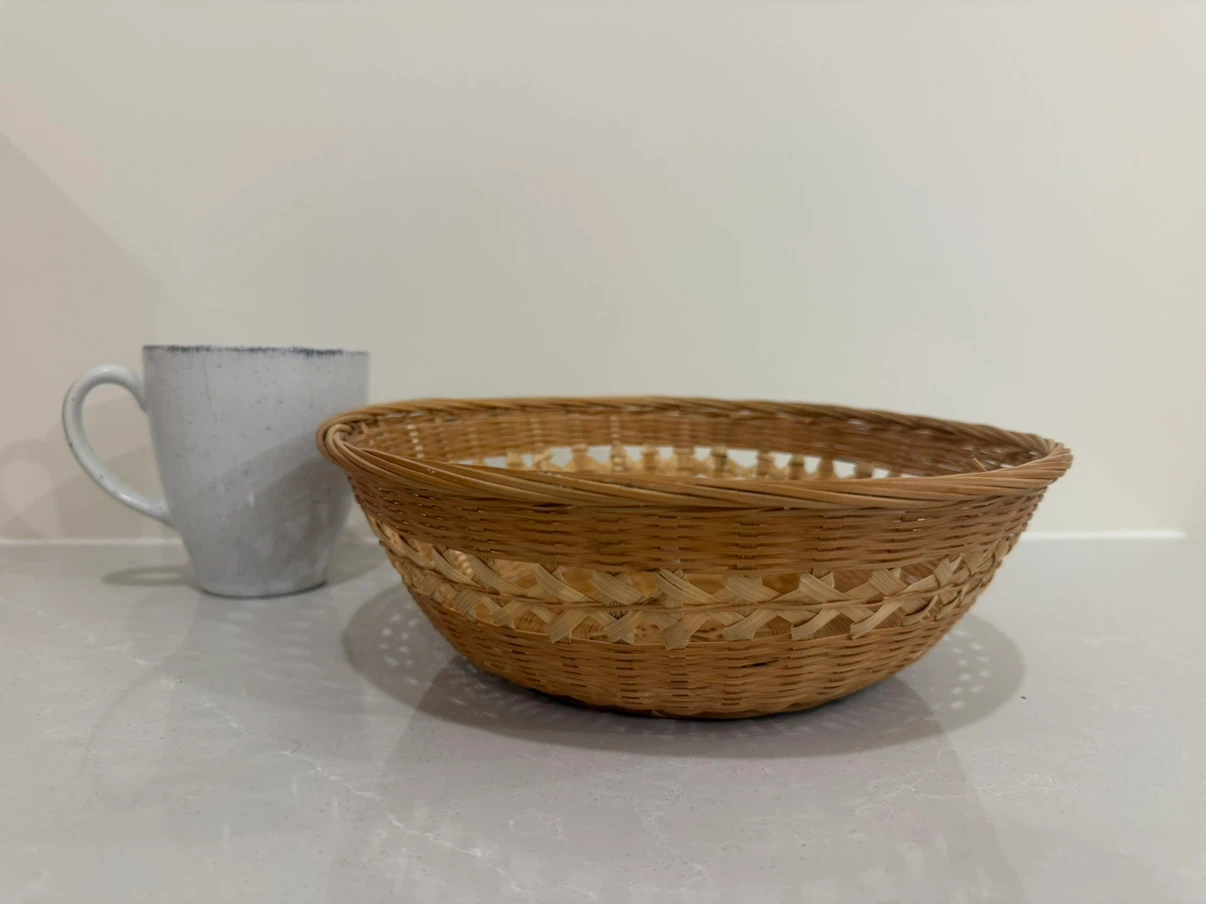 🏈Woven Wicker Serving Basket - photo 5
