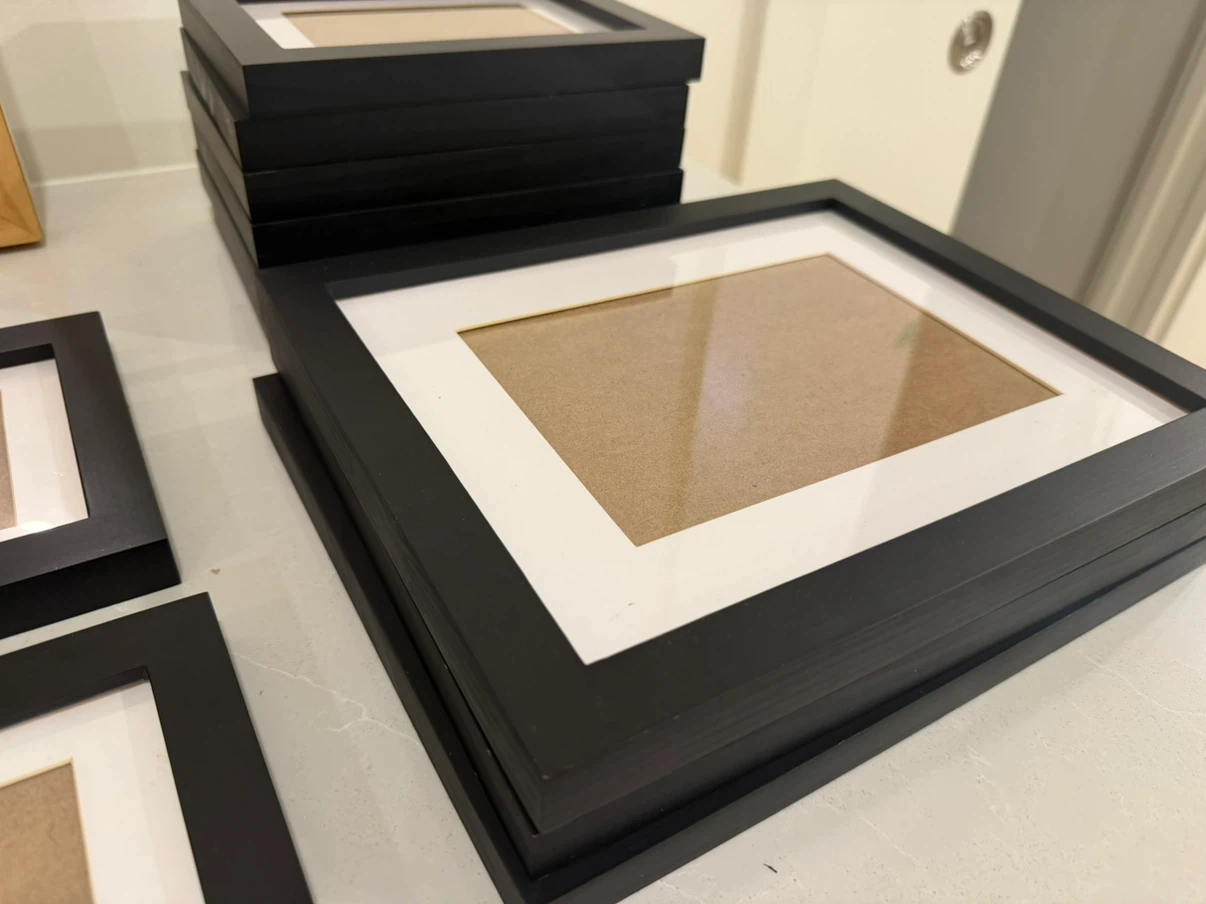 🏈Set of 11 Black Photo Frames - photo 4