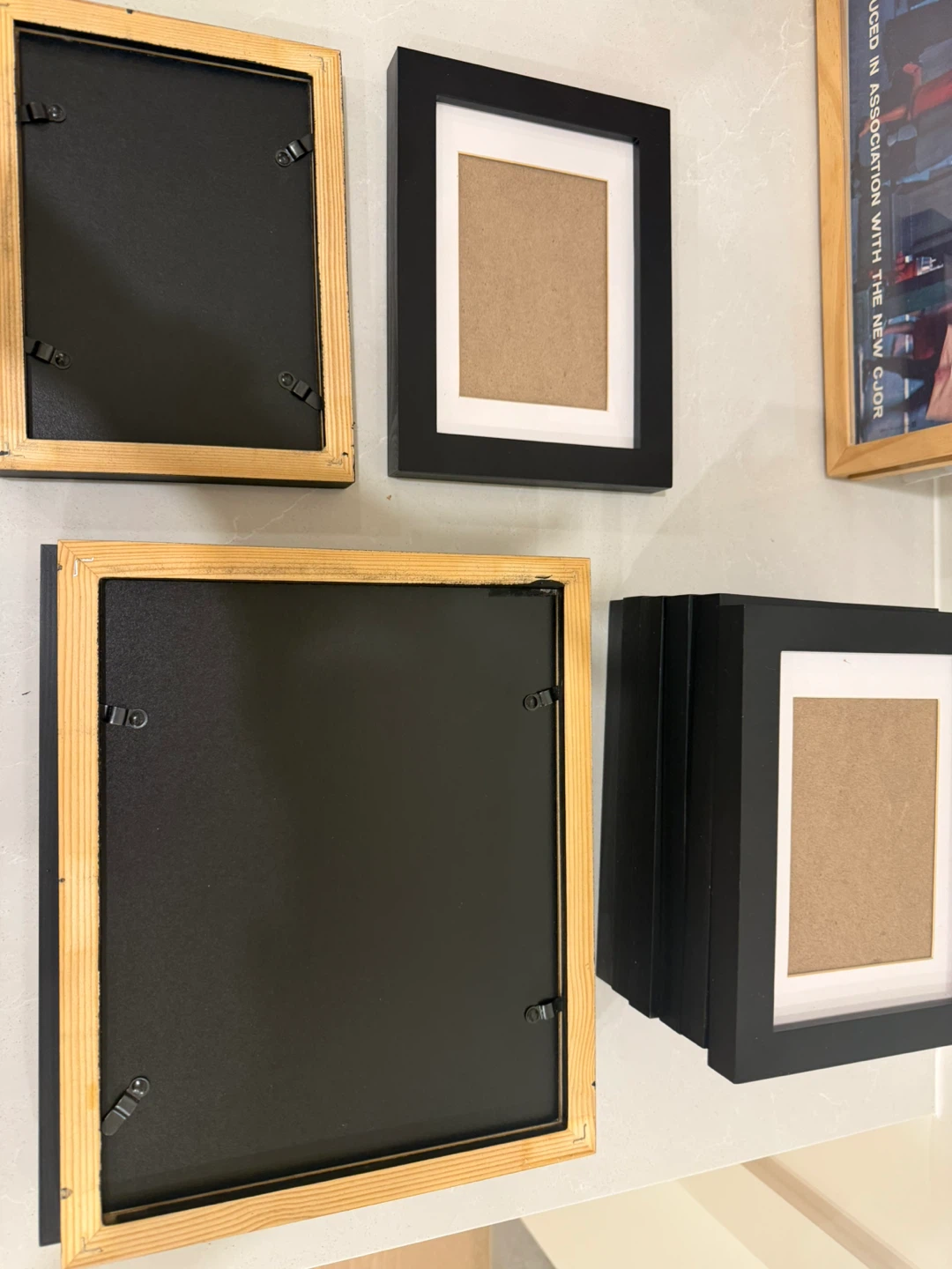 🏈Set of 11 Black Photo Frames - photo 5