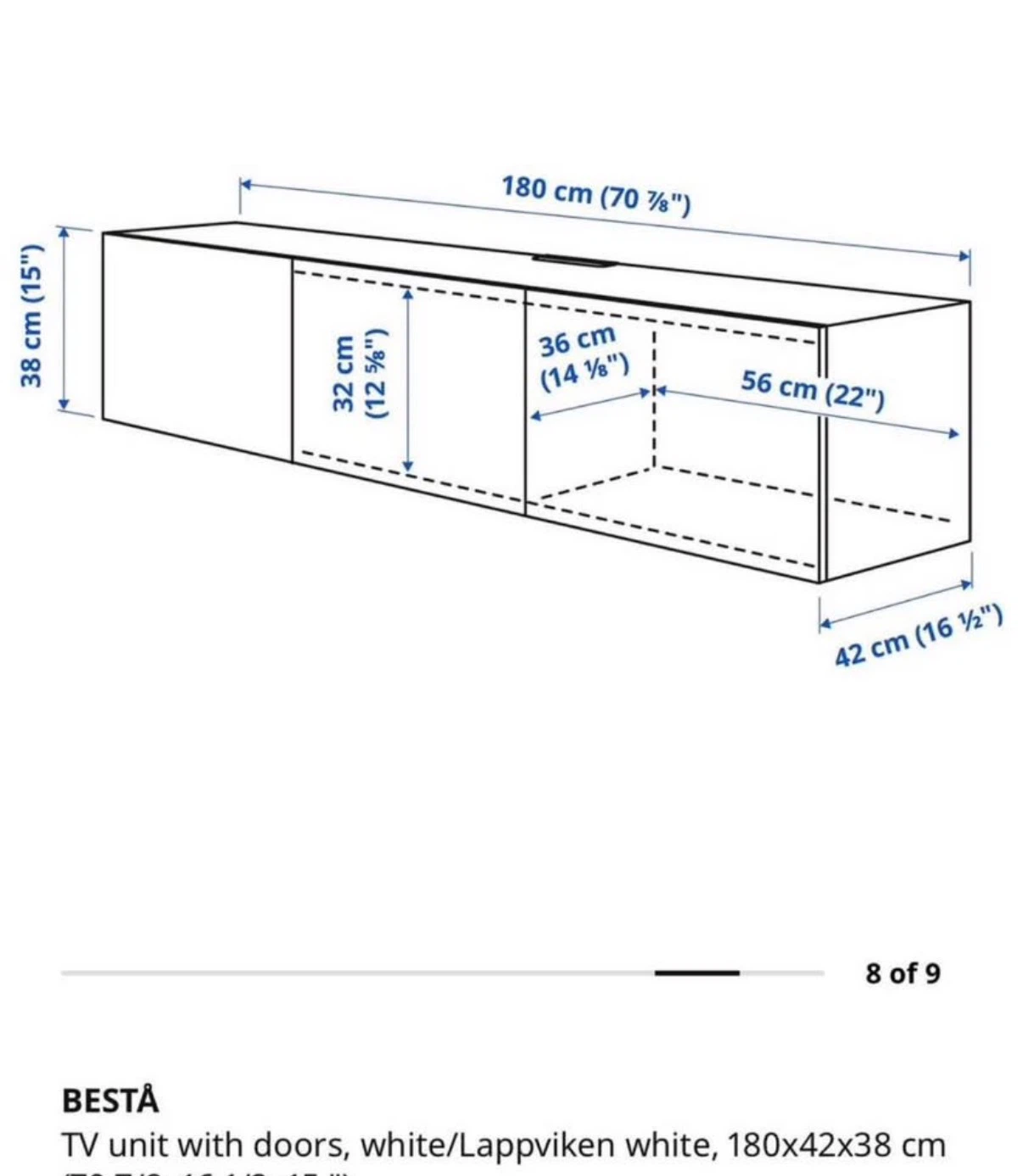 IKEA BESTA TV unit - photo 3