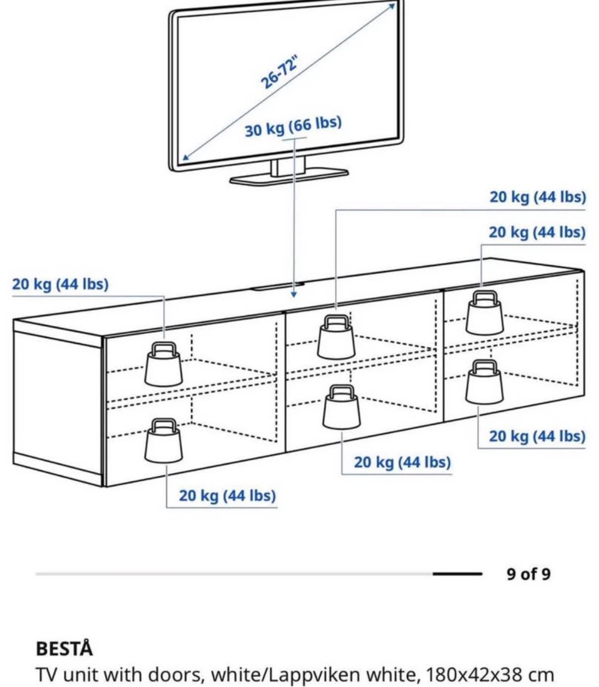 IKEA BESTA TV unit - photo 4