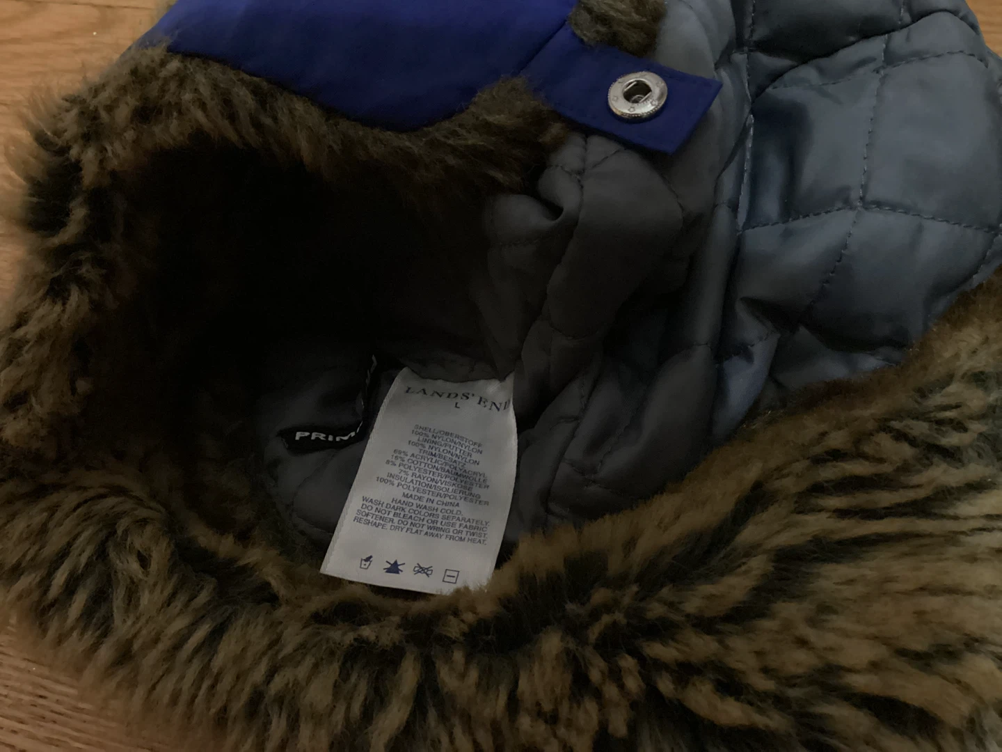 🏈Lands' End Trapper Hat - Blue - photo 2