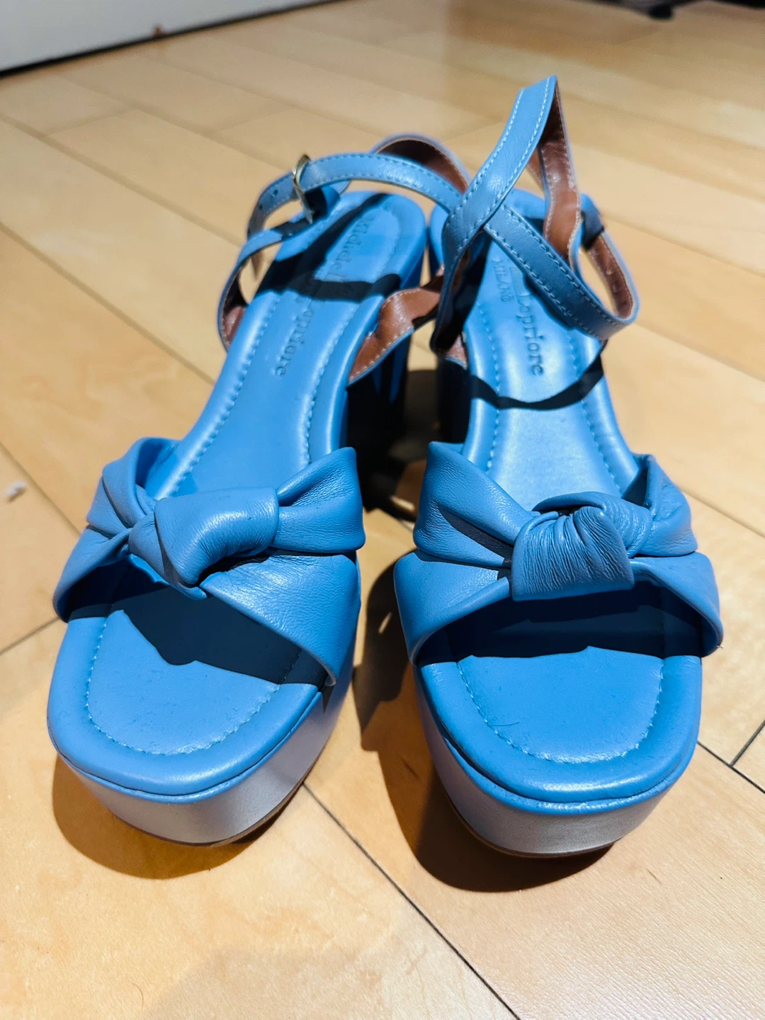 Blue Wedge Sandals - Size 36🏈 - photo 2