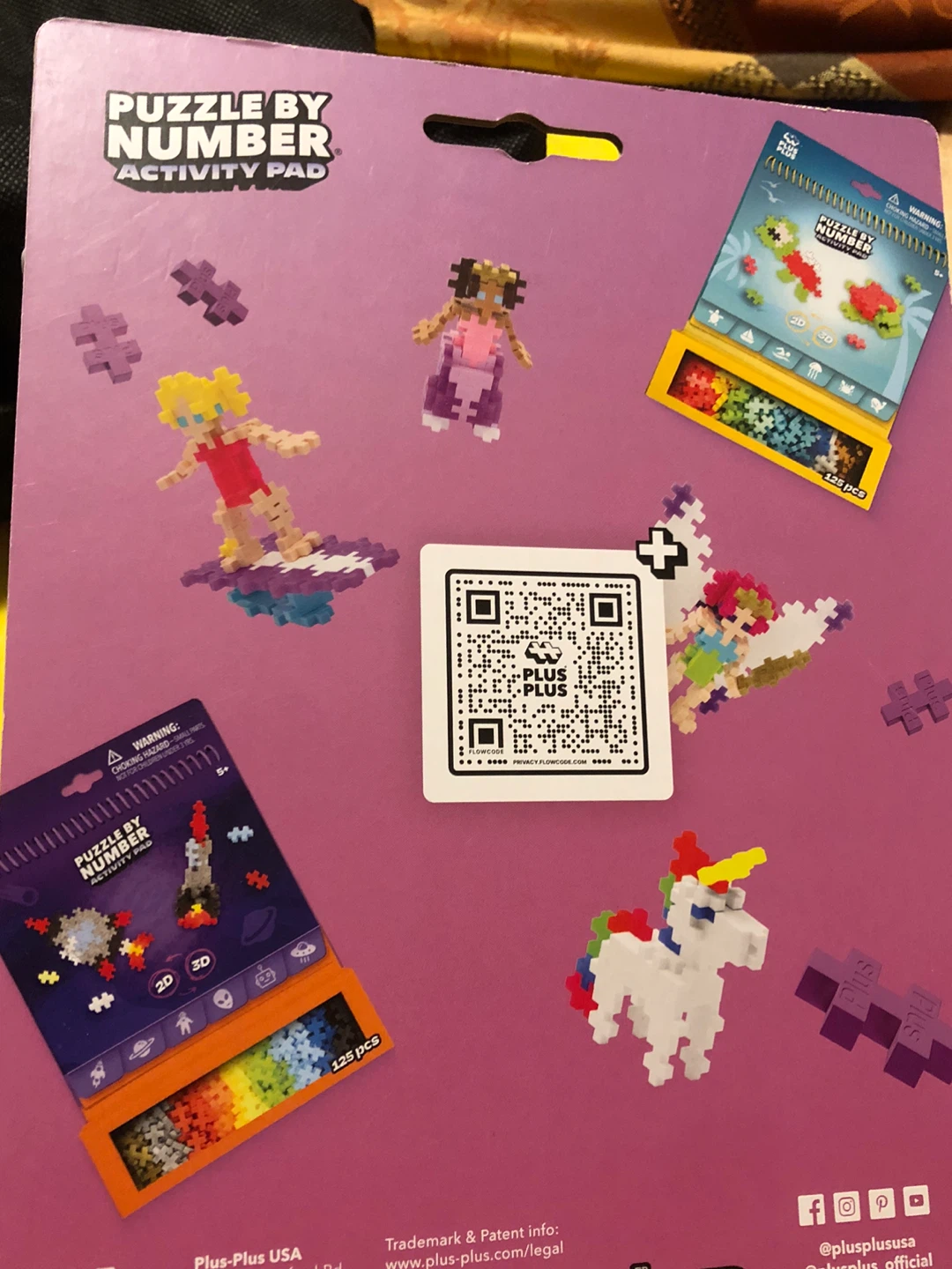 NEW Plus-Plus Puzzle By Number Activity Pad 🏈 - photo 2