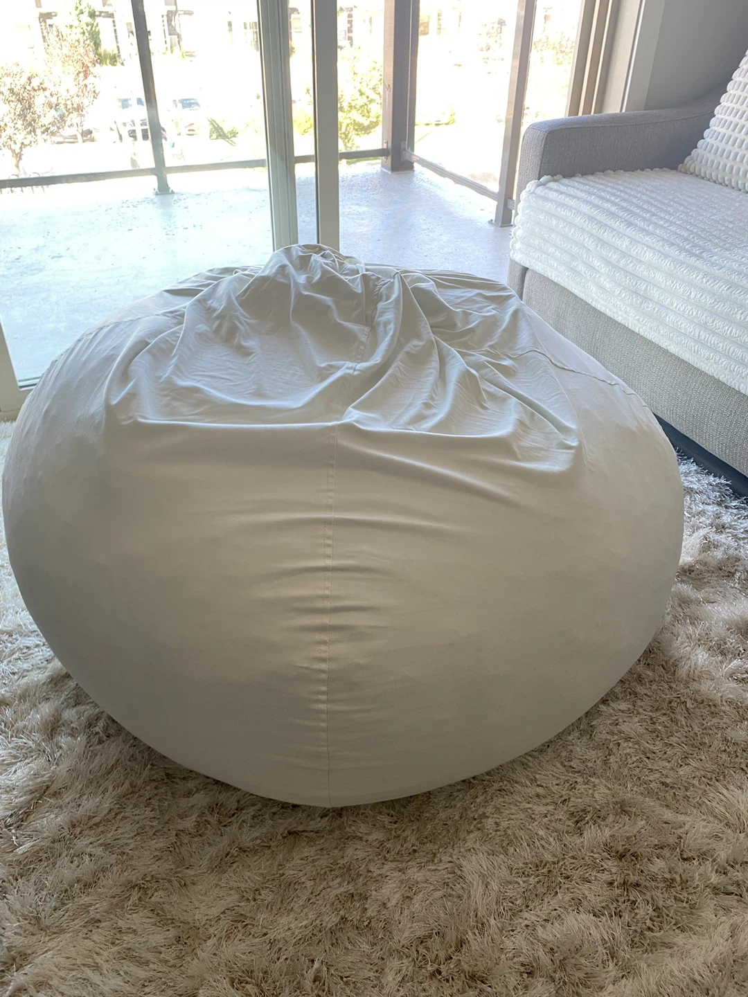 Large Round Bean Bag Chair - photo 2