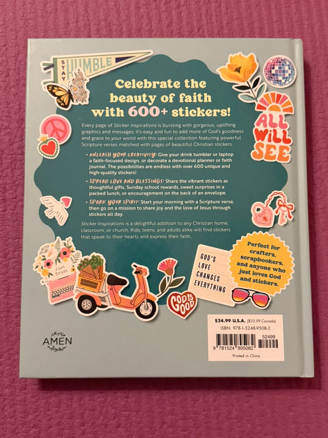 🏈Creative Christian Sticker Inspirations Book - photo 5