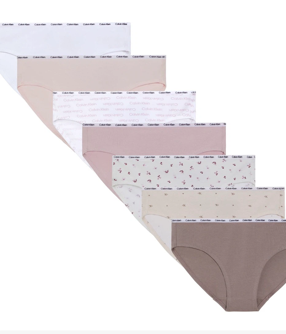 Calvin Klein 7-Pack Girls Bikinis - photo 2