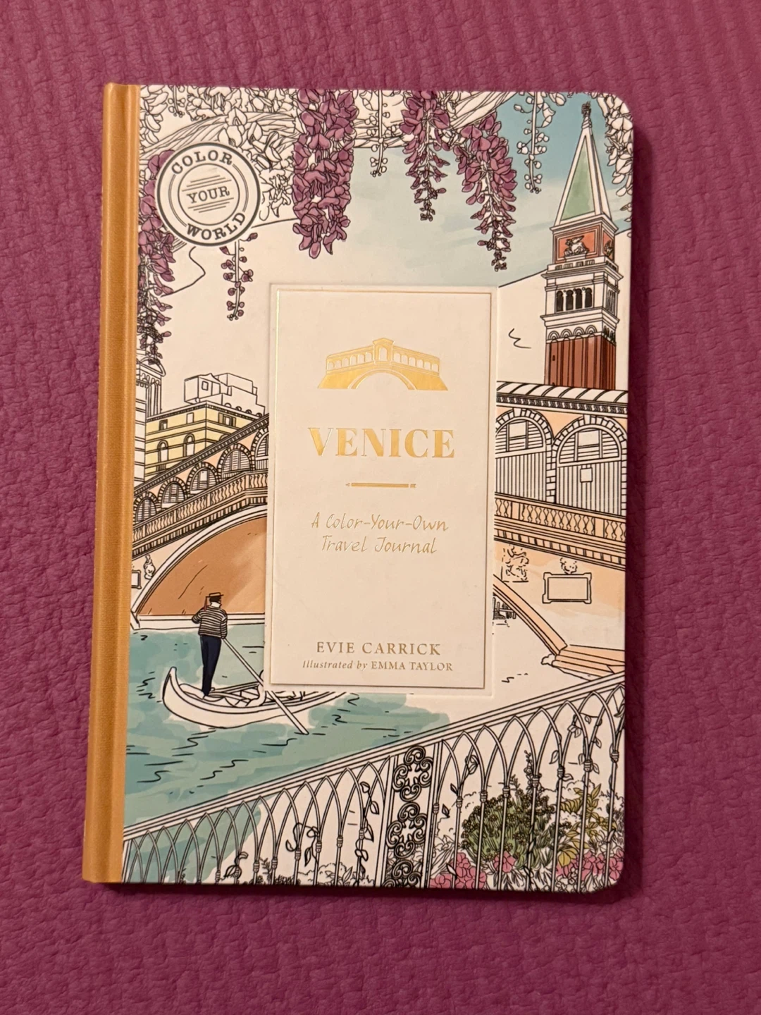 🏈Venice: A Color-Your-Own Travel Journal