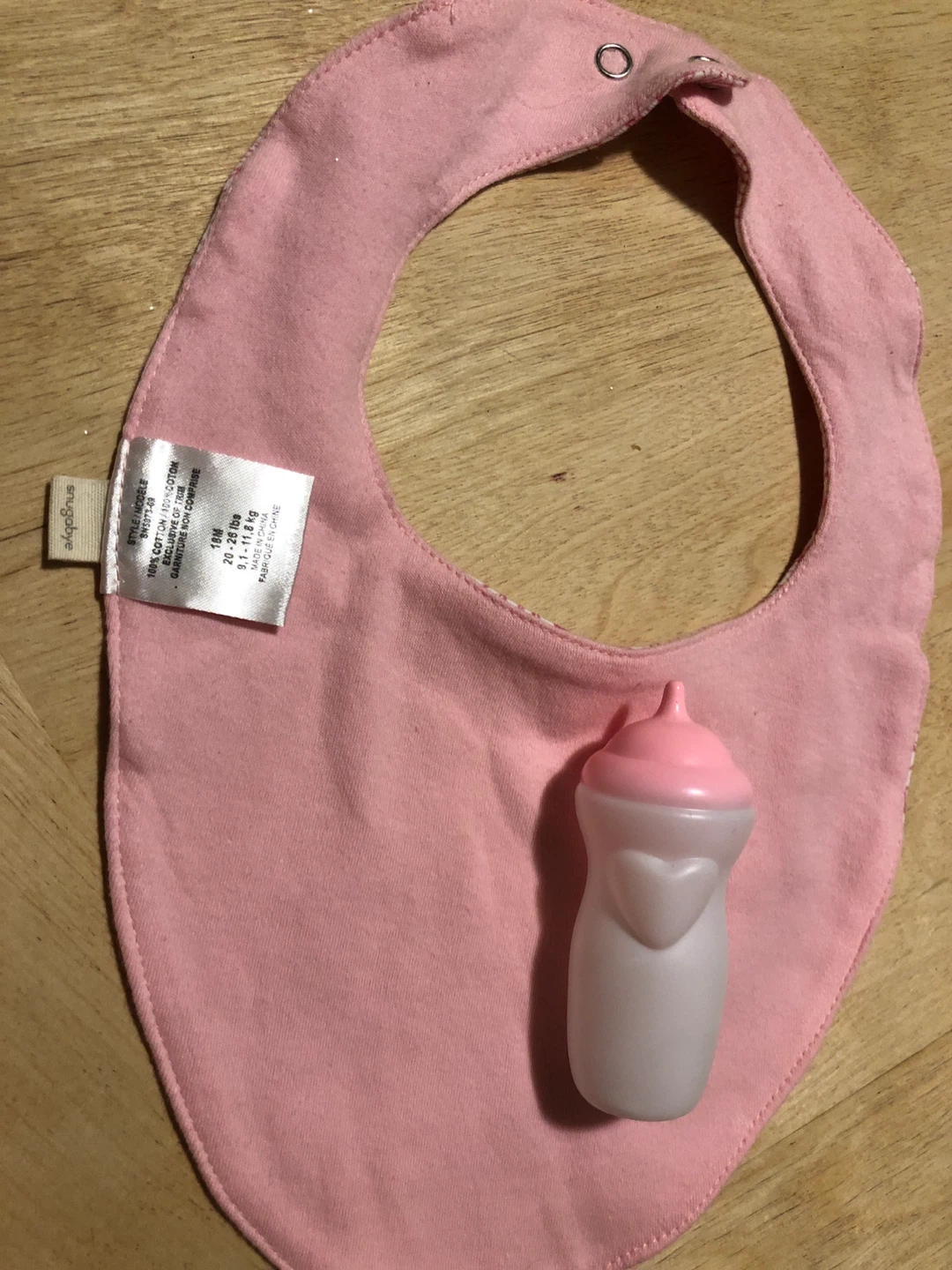 Baby Doll Snugabye Baby Bib & baby doll bottle 🏈 - photo 2