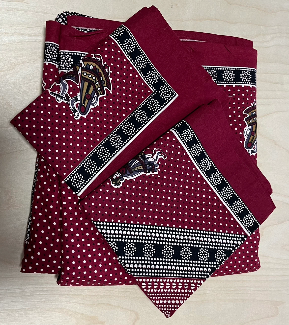 Bedsheets with pillowcases 🏈