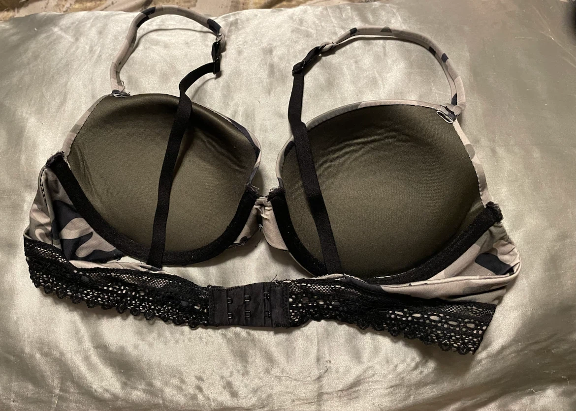 🏈 Camo pattern push-up bra - photo 3