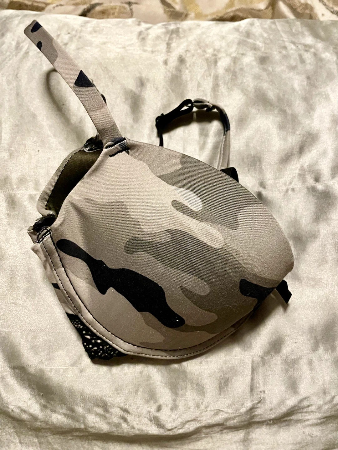 🏈 Camo pattern push-up bra - photo 4
