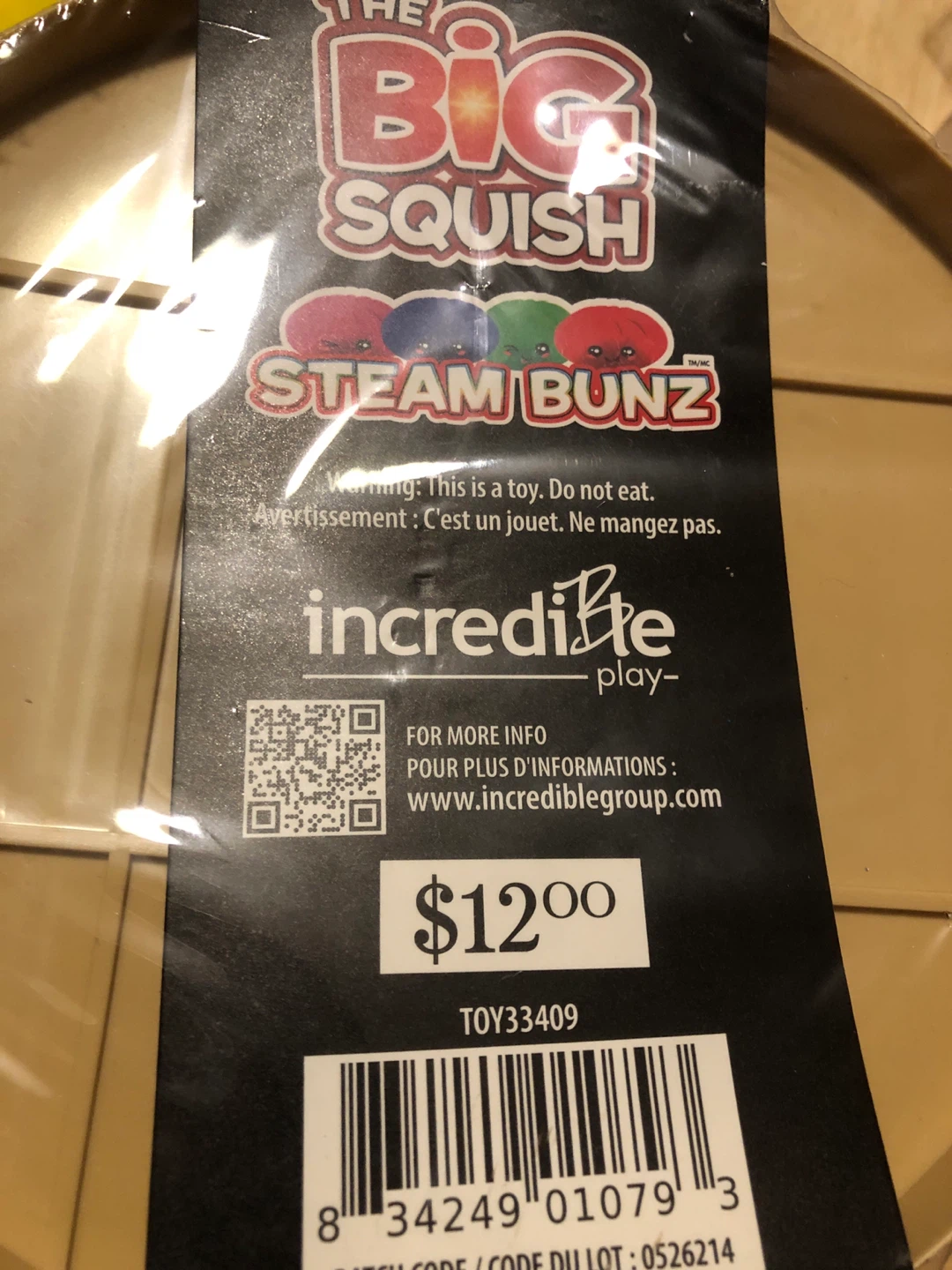 NEW The Big Squish Steam Bunz Toy 🏈 - photo 4