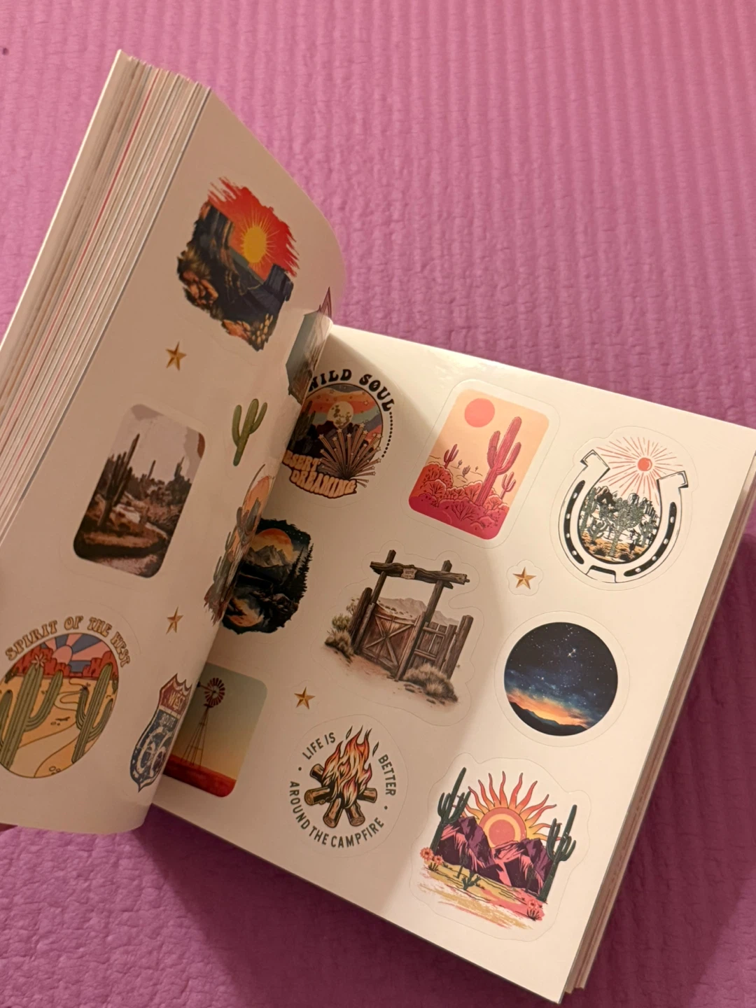 🏈StickerCore Western Stickers Book